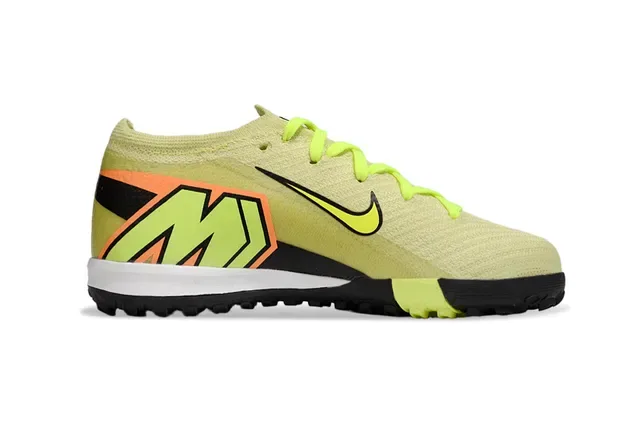 Nike Phantom GT أصفر أسود نسيج علوي درع منخفض قطع عشب أحذية كرة القدم 3