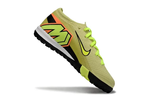 Nike Phantom GT أصفر أسود نسيج علوي درع منخفض قطع عشب أحذية كرة القدم 4