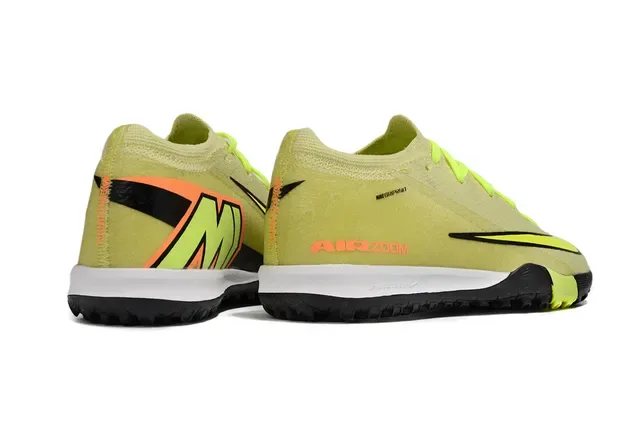 Nike Phantom GT أصفر أسود نسيج علوي درع منخفض قطع عشب أحذية كرة القدم 6