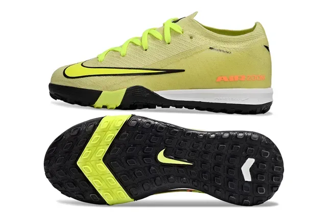 Nike Phantom GT أصفر أسود نسيج علوي درع منخفض قطع عشب أحذية كرة القدم 7