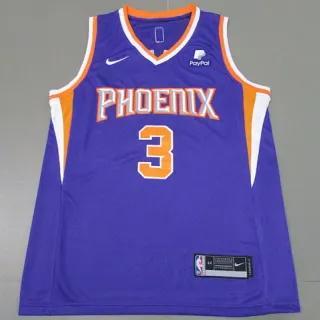 Nike Phoenix Suns Chris Paul #3 Purple Orange Sleeveless V-Neck Jersey