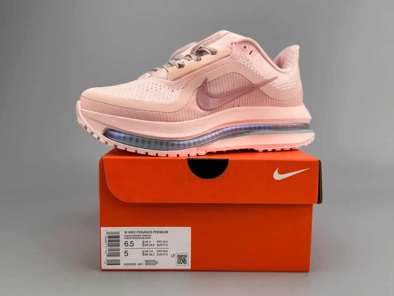 Nike Air Zoom Unit Zapatillas Running Rosa Gris Malla Superior Ingenieril Visible 4