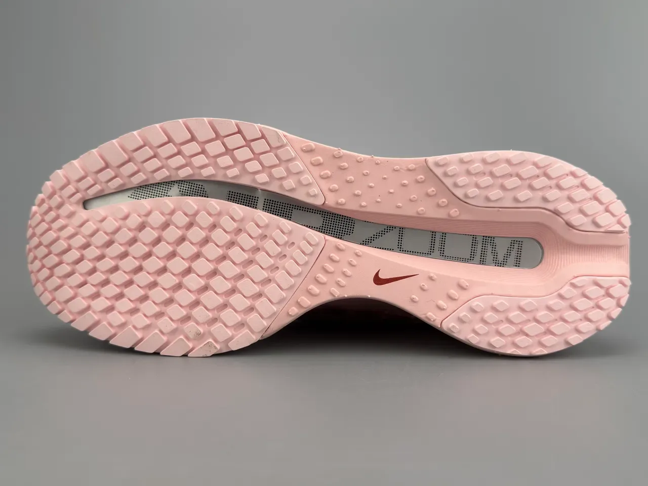 Nike Air Zoom Unit Zapatillas Running Rosa Gris Malla Superior Ingenieril Visible 8