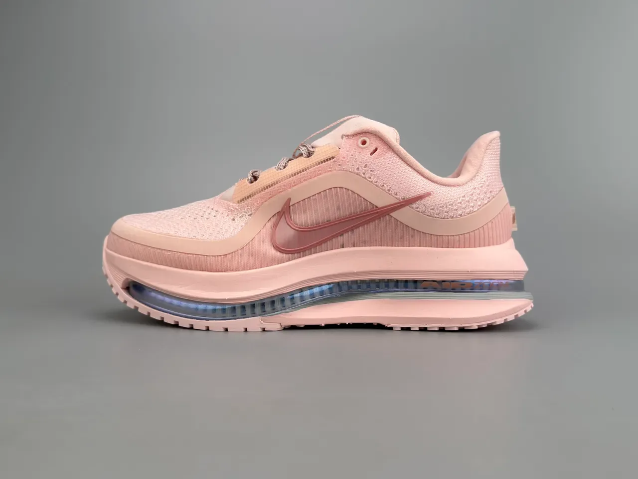 Nike Air Zoom Unit Zapatillas Running Rosa Gris Malla Superior Ingenieril Visible 11