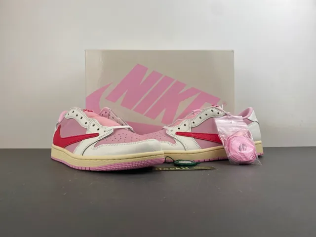Nike Pink Red Laceless Slip-On Layered Leather Panels Lifestyle Sneakers 14