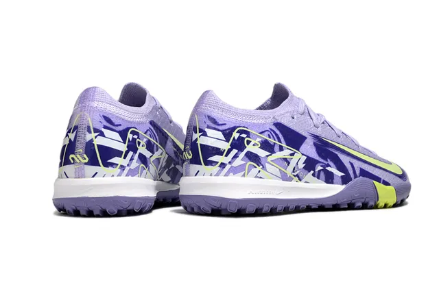 Nike Violet Jaune Knit Upper Impression Graphique Chaussures de Football Turf 5