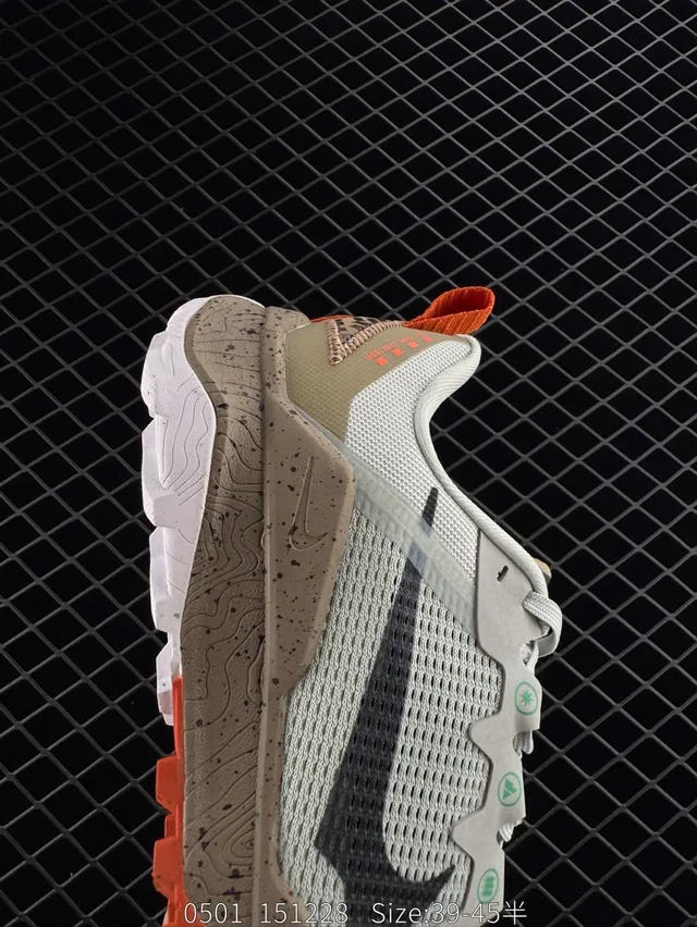 Nike React Wildhorse 8 Beige Black Orange Off-Road Running Shoes 4