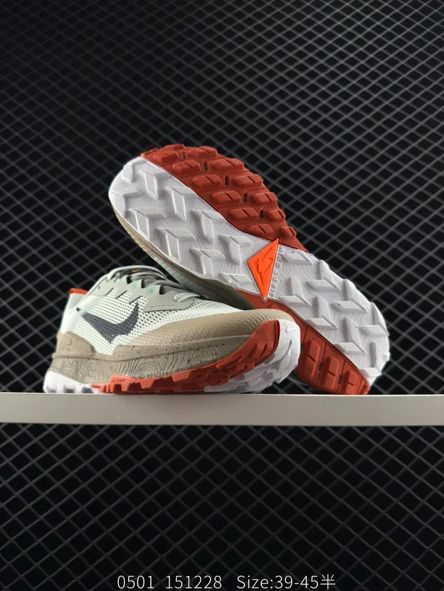 Nike React Wildhorse 8 Beige Black Orange Off-Road Running Shoes 5