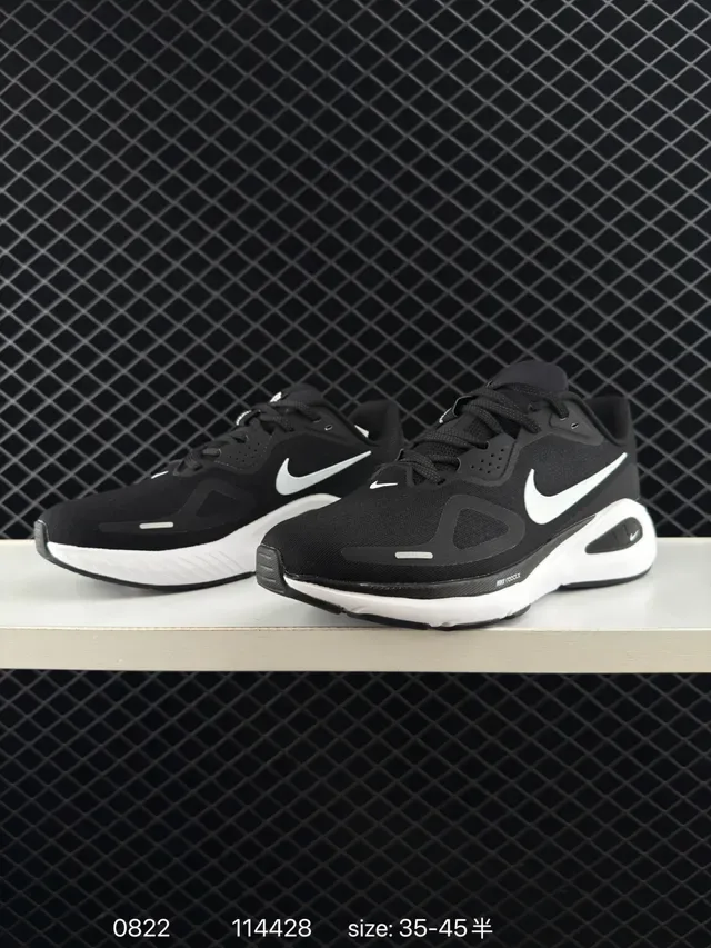 Nike ReactX Black and White Lifestyle Sneakers 2