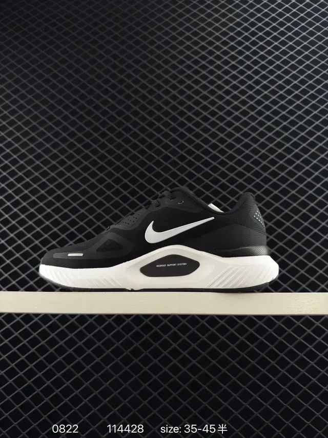 Nike ReactX Black and White Lifestyle Sneakers 5