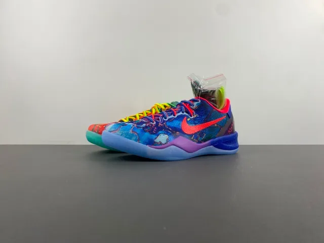 Nike Red Multicolor Low-Top Silhouette Abstract Print Upper Basketball Shoes 11