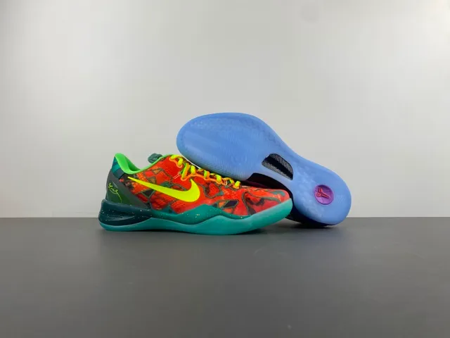 Nike Red Multicolor Low-Top Silhouette Abstract Print Upper Basketball Shoes 13