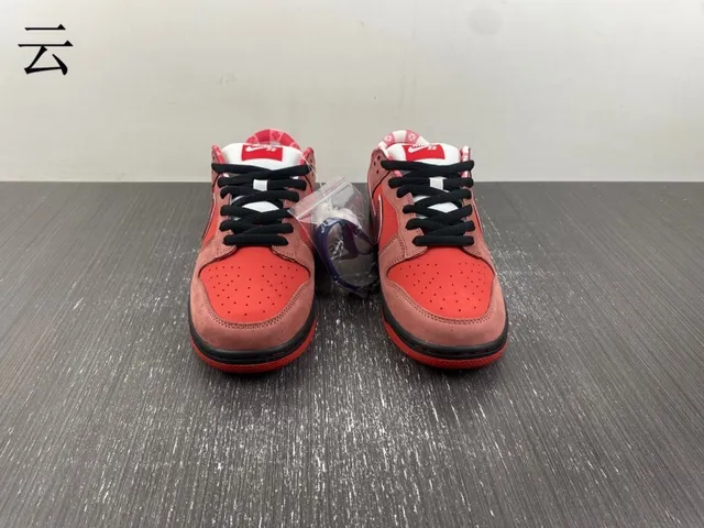 Nike SB Dunk Low Rouge Bordeaux Swoosh Chaussures de Skateboard 16