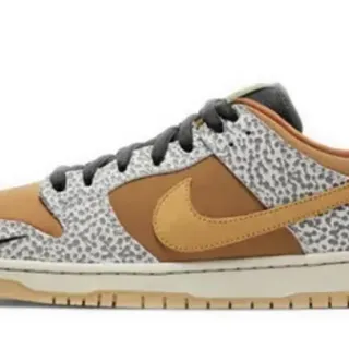 Nike SB Dunk Low Speckled Grey Tan Gum 滑板鞋