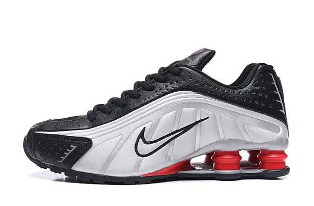 Nike Shox NZ Black White Red Lifestyle Sneakers 2