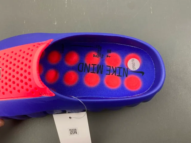 Nike Slide Royal Blue and Red Slipper 4