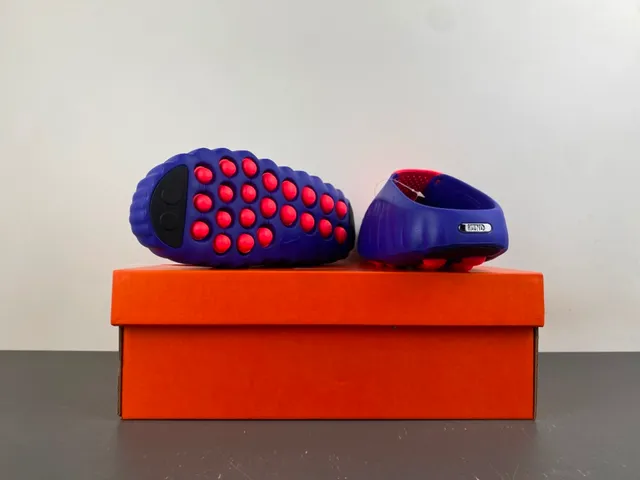 Nike Slide Royal Blue and Red Slipper 14