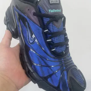 Nike Tailwind Zapatillas de correr azules y negras