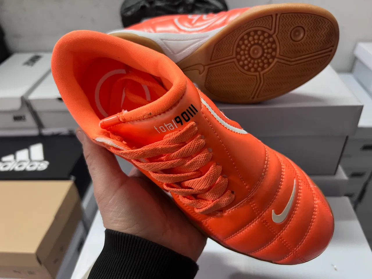 Nike Total 90 III orange chaussures de football indoor 5