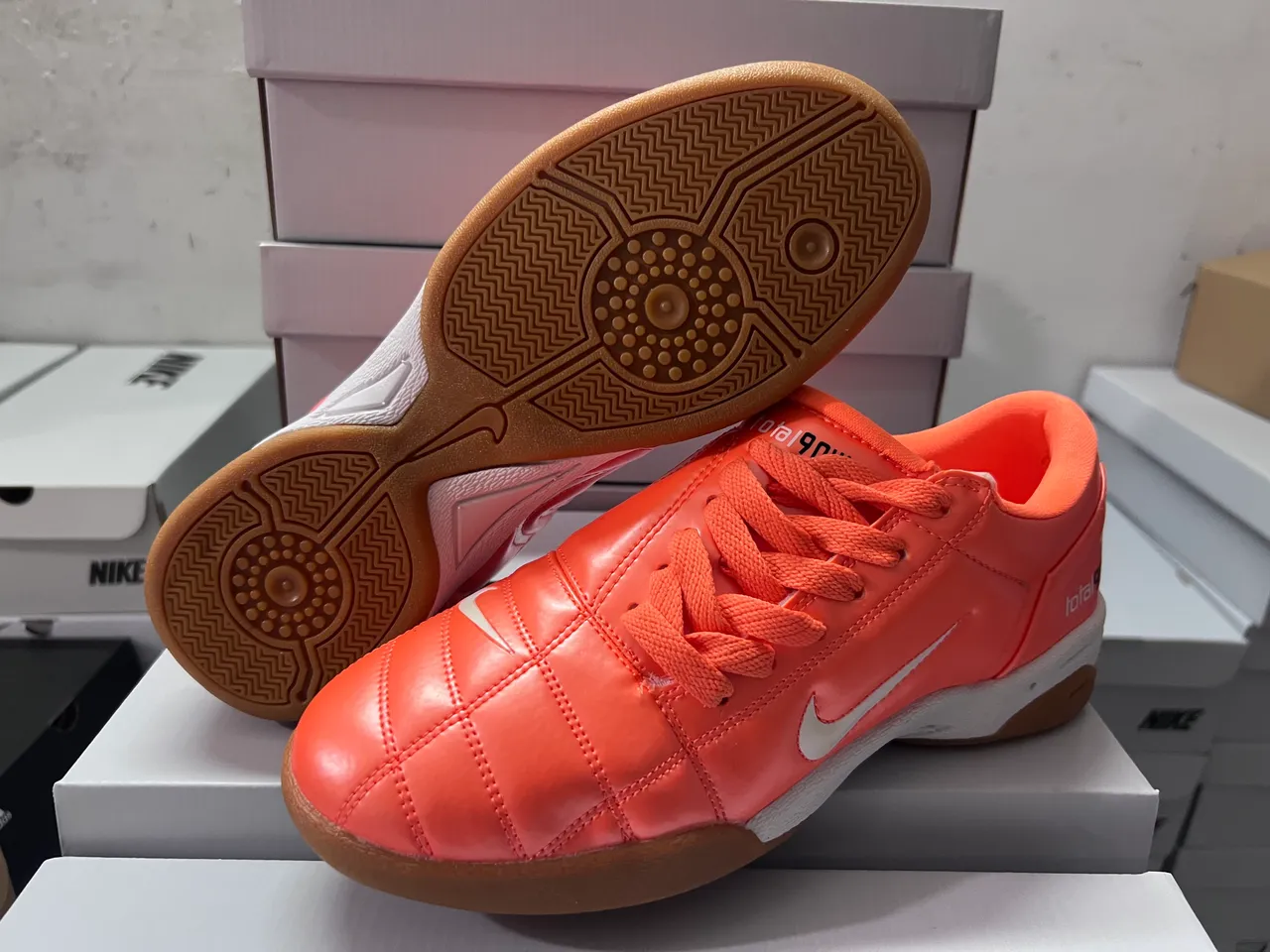 Nike Total 90 III orange chaussures de football indoor 7