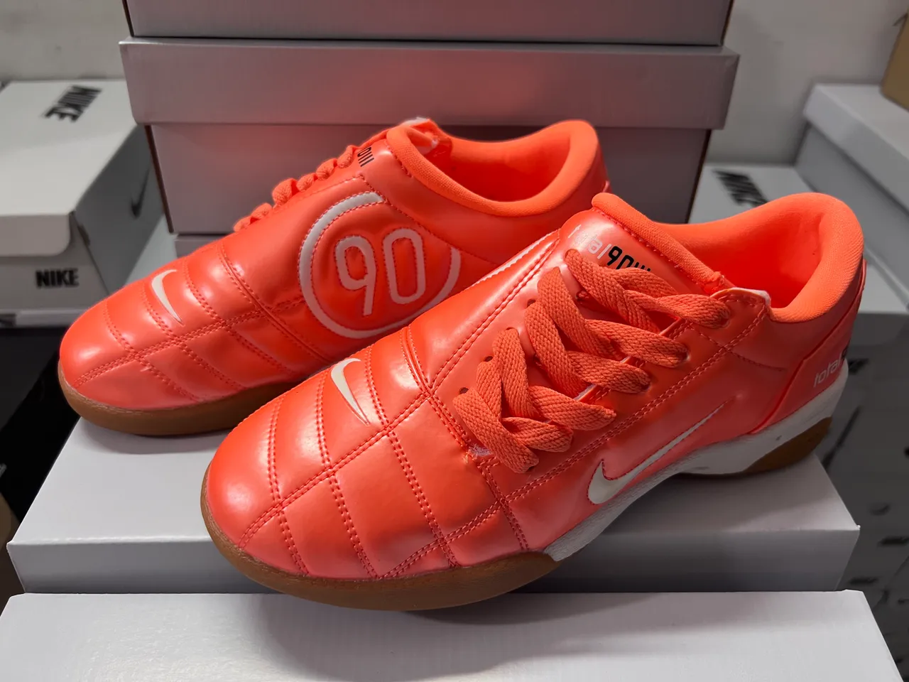 Nike Total 90 III orange chaussures de football indoor 9