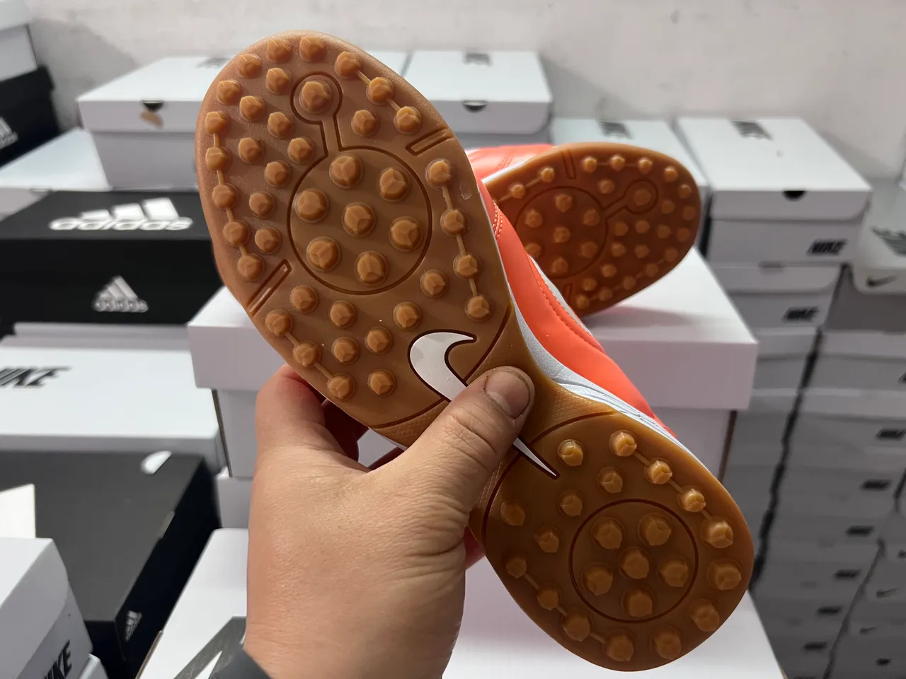 Nike Total90 III Orange Turf Soccer Shoes 17