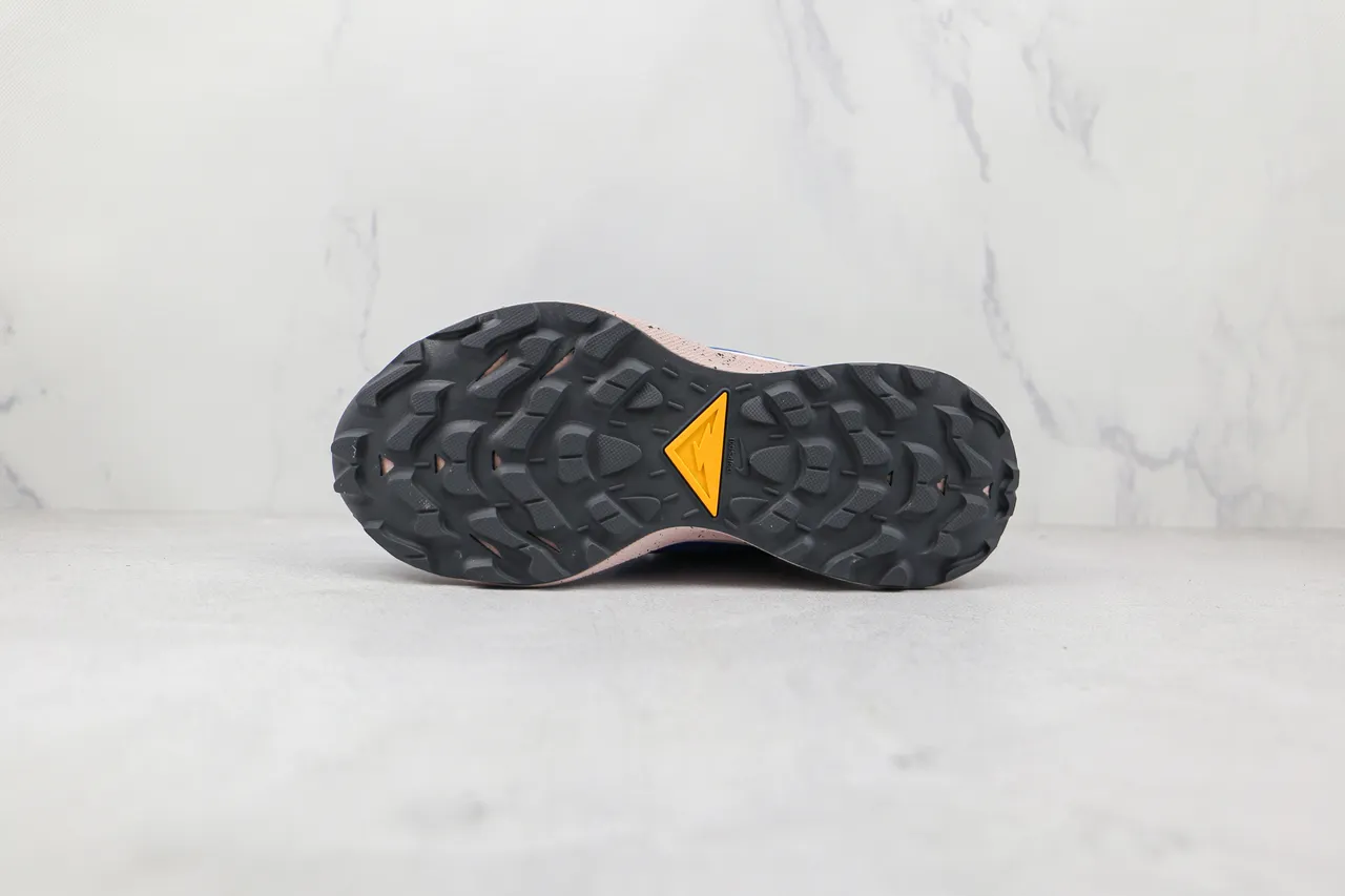 Nike Trail Tênis de Running Azul Bege Malla Engineered Espuma Speckled Midsole 3