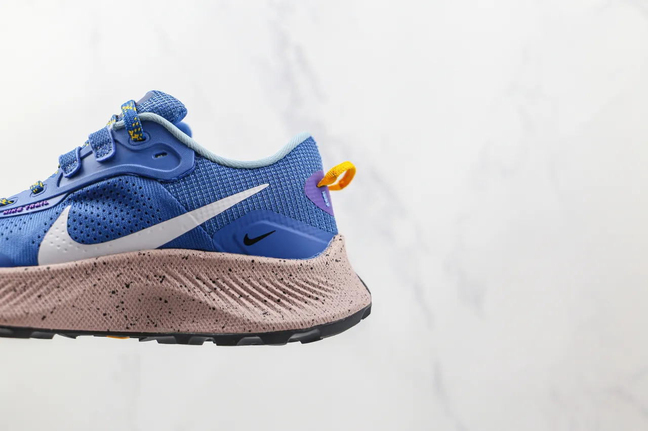 Nike Trail Tênis de Running Azul Bege Malla Engineered Espuma Speckled Midsole 4