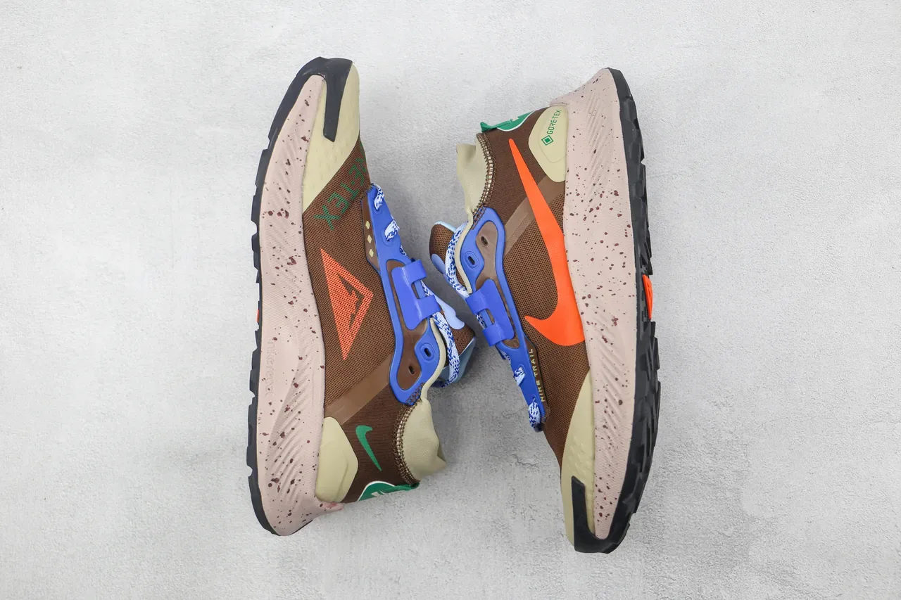 Nike Trail Brown Orange Silhouette GORE-TEX Imperméables Chaussures de Course 2
