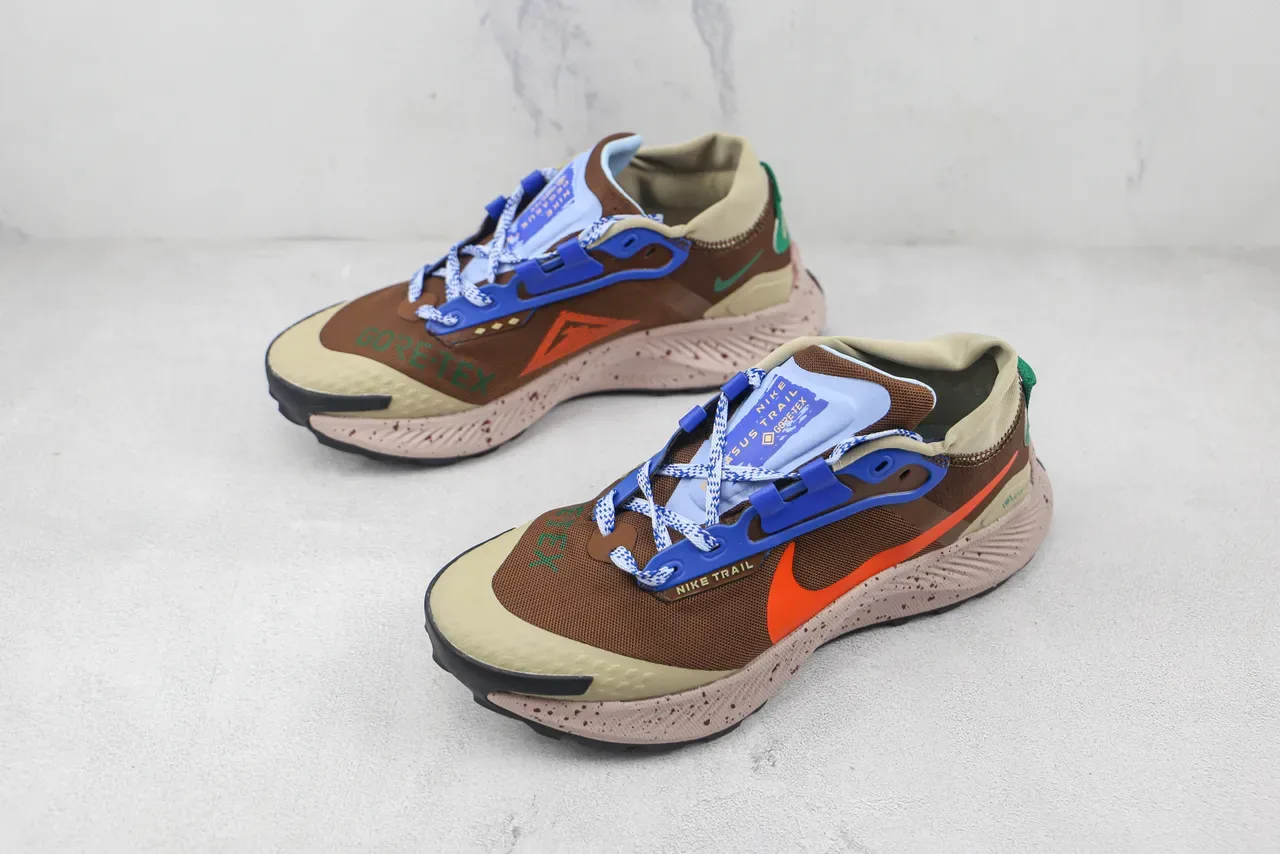 Nike Trail Brown Orange Silhouette GORE-TEX Imperméables Chaussures de Course 4