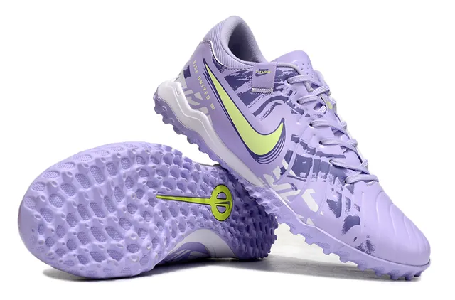 Nike United 001 Lavande et Lime Turf Chaussures de football 4