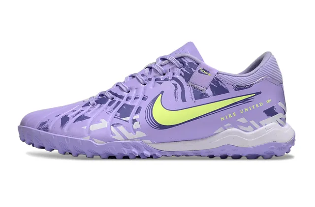 Nike United 001 Lavande et Lime Turf Chaussures de football 6