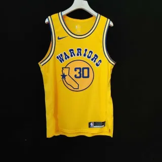 Nike Warriors Player Edition Yellow Jersey