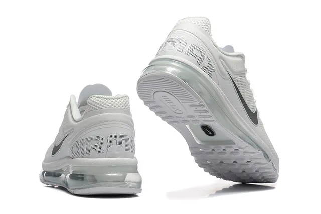 Nike White Black Mesh Upper Visible Air Cushioning Lifestyle Sneakers 2