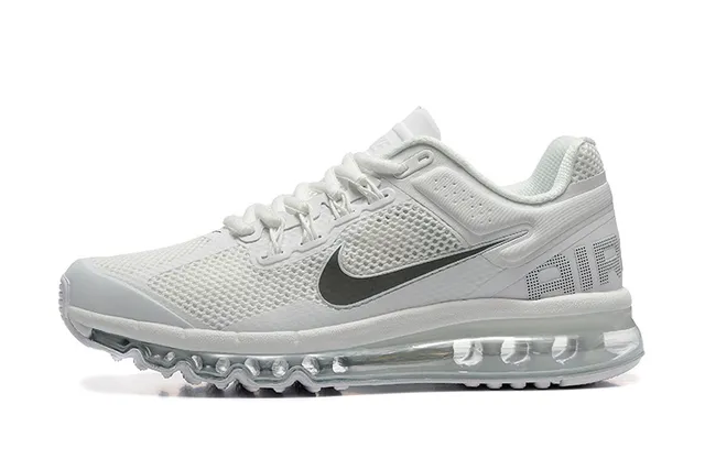Nike White Black Mesh Upper Visible Air Cushioning Lifestyle Sneakers 4