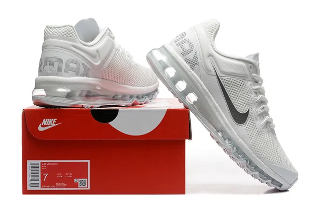 Nike White Black Mesh Upper Visible Air Cushioning Lifestyle Sneakers 8