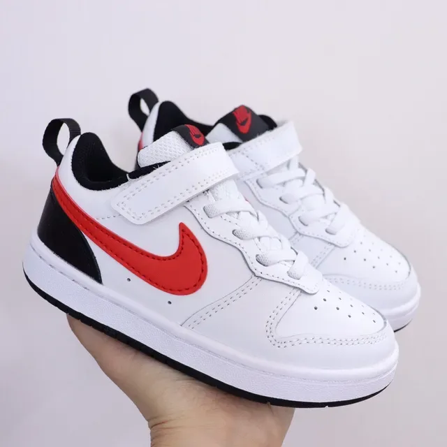 Nike White Blue Low-Top Laceless Lifestyle Sneakers 9