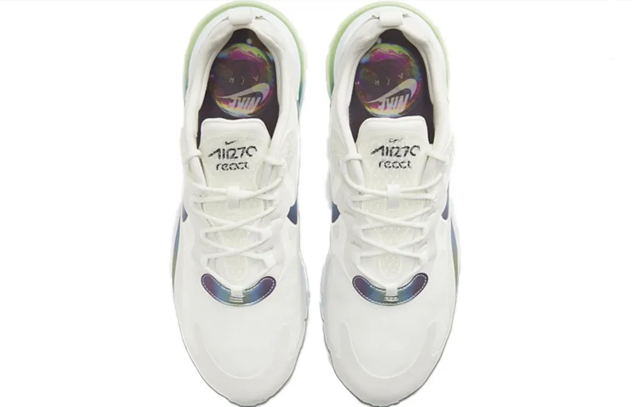 Nike Blancs Multicolores Iridescents avec Overlay Sculpté à la Semelle Intermédiaire Sneakers Lifestyle 3