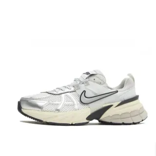 Nike Zoom 2K أبيض فضي أسود حذاء رياضي سميك
