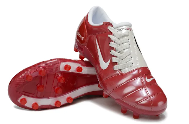 Nike Zoom Air Red Glossy Firm-Ground Soccer Shoes 6