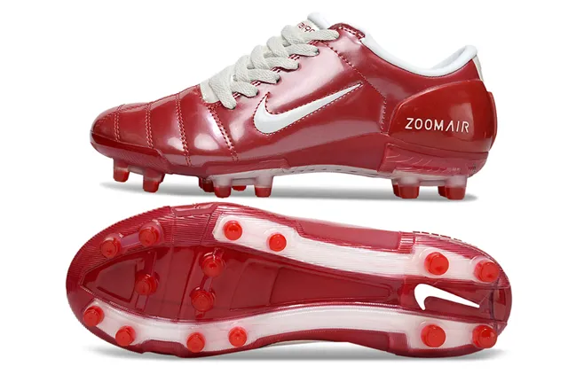 Nike Zoom Air Red Glossy Firm-Ground Soccer Shoes 7