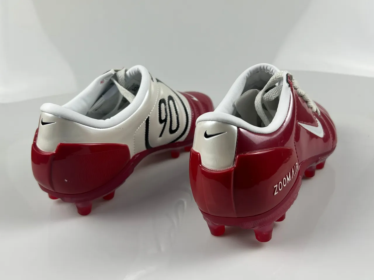 Nike Zoom Air Red Glossy Firm-Ground Soccer Shoes 8