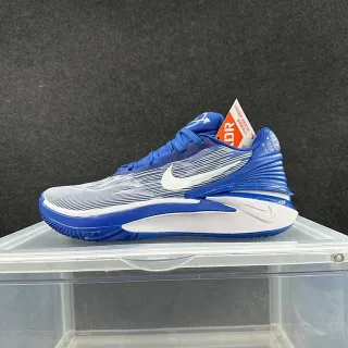 Nike Zoom Freak नीला सफेद लो-टॉप सिल्हूट लेयर्ड सिंथेटिक मेश अपर बास्केटबॉल जूते