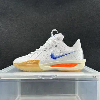 Nike Zoom Freak White Blue Perforated Mesh Gradient Swoosh Basketball Shoes