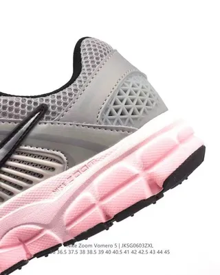 Nike Zoom Vomero 5 Gray Pink Running Shoes 7