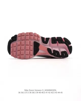 Nike Zoom Vomero 5 Gray Pink Running Shoes 9