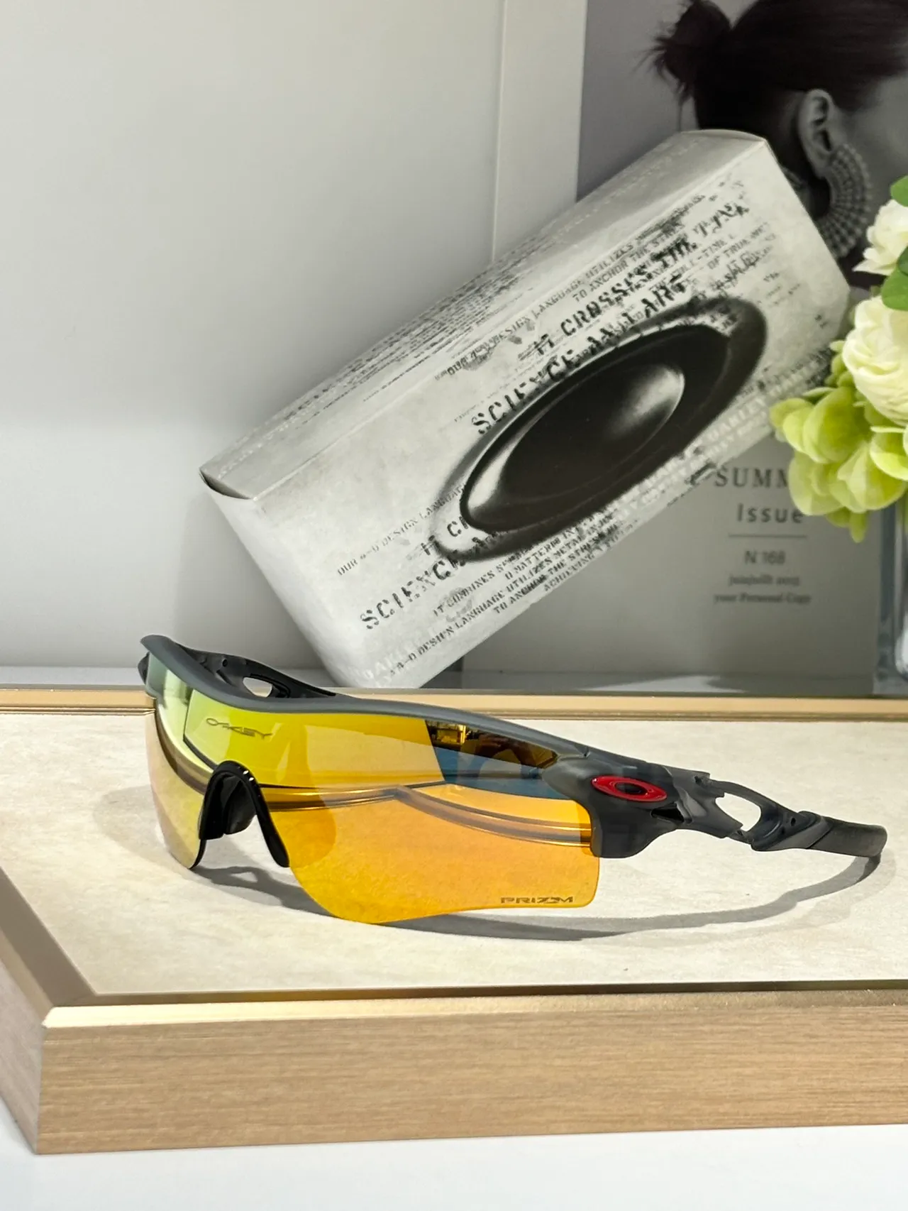 Oakley Radar Photochromic White Black Sunglasses 3