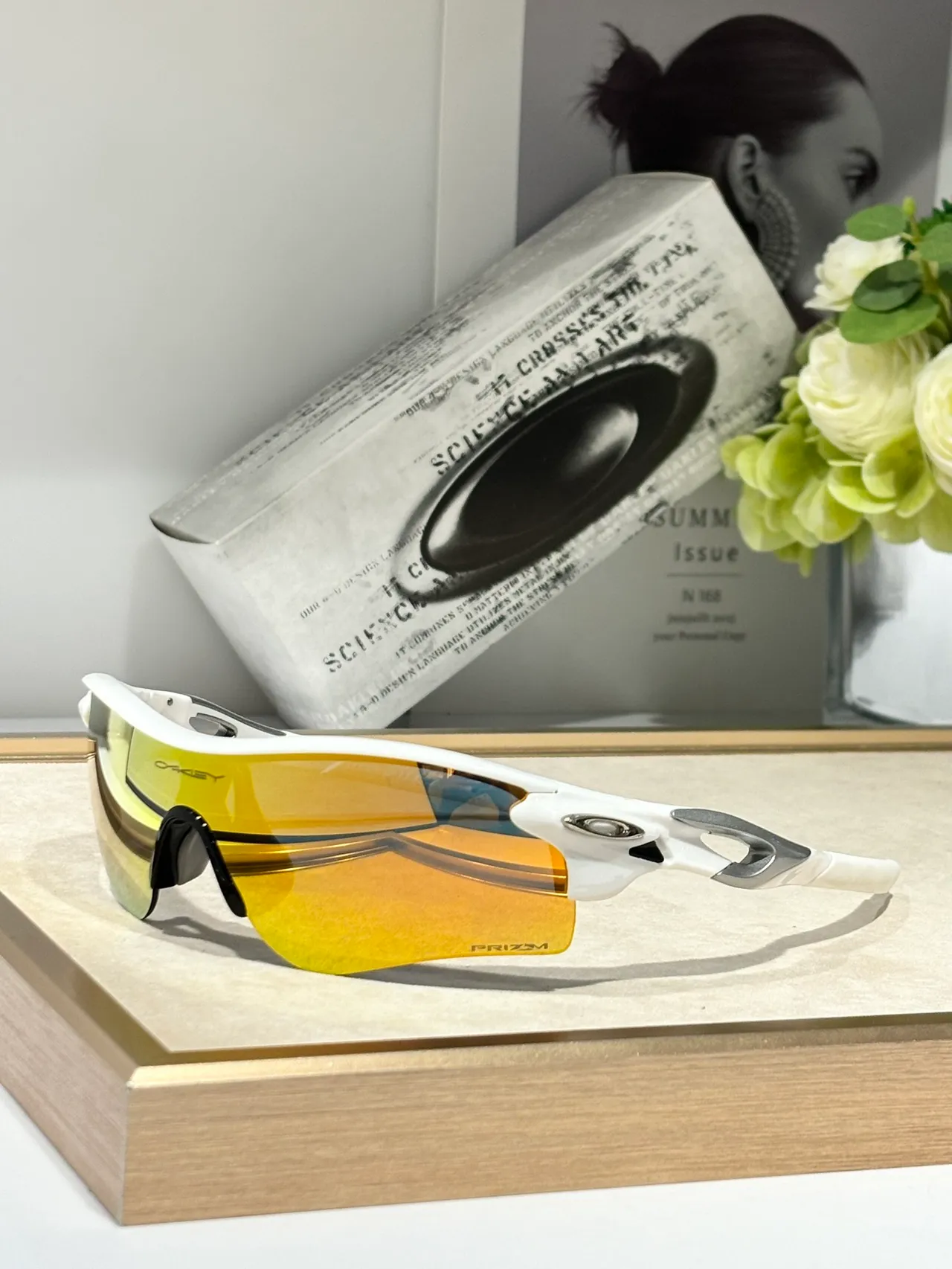 Oakley Radar Photochromic White Black Sunglasses 5
