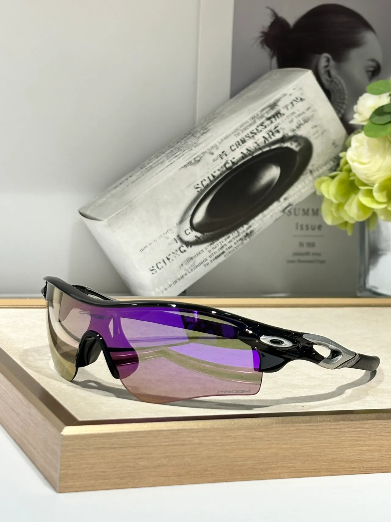 Oakley Radar Photochromic White Black Sunglasses 6