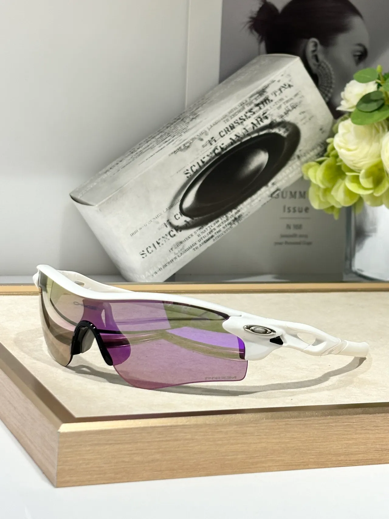 Oakley Radar Photochromic White Black Sunglasses 8